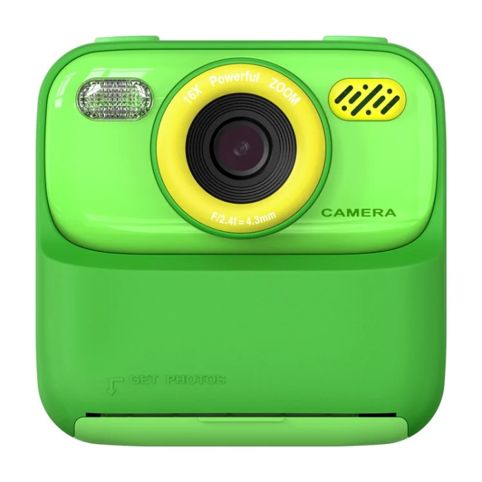 OEM - Barn Digitalkamera HD 1080P Med Skrivare P79 - Grön