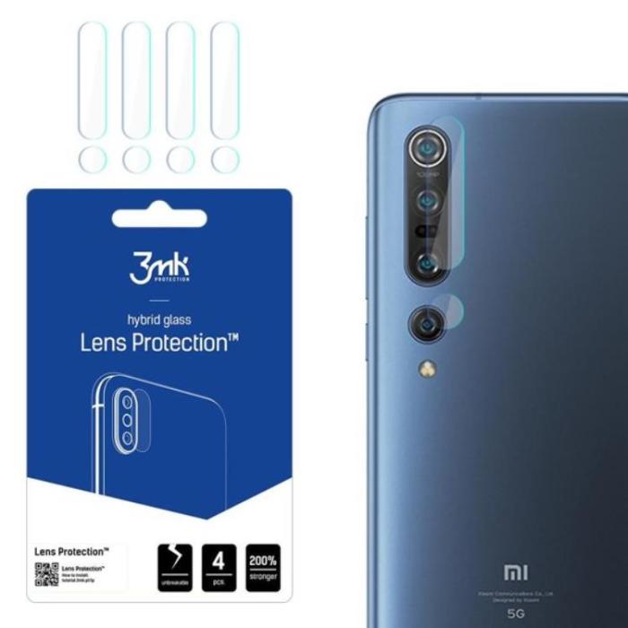 3MK - 3MK Xiaomi Mi 10 Pro 5G Kameralinsskydd i Härdat Glas