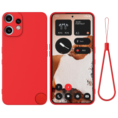 A-One Brand - Nothing CMF Phone 2 Pro Mobilskal Liquid Silikon med Handrem