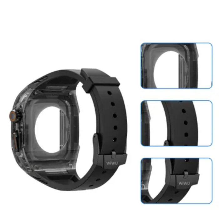 WIWU - WIWU Apple Watch (49mm) Armband Rambo - Svart