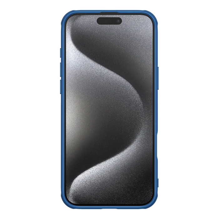 Nillkin - Nillkin iPhone 16 Pro Mobilskal Super Frosted Shield Pro - Blå