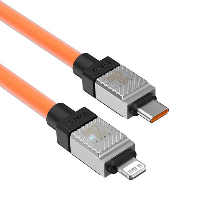 BASEUS - Baseus USB-C till Lightning kabel 20W 1m CoolPlay - Orange