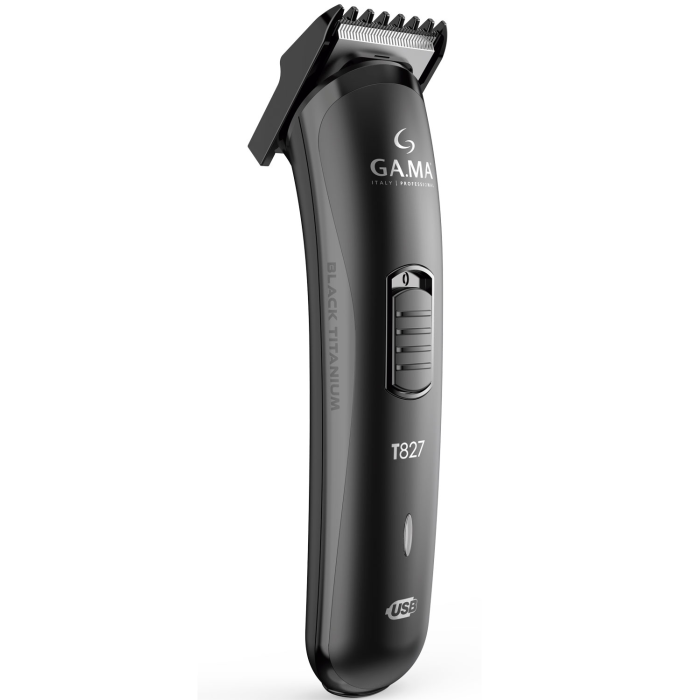 Ga.Ma - GA.MA Skäggtrimmer Titanium T827 - Svart