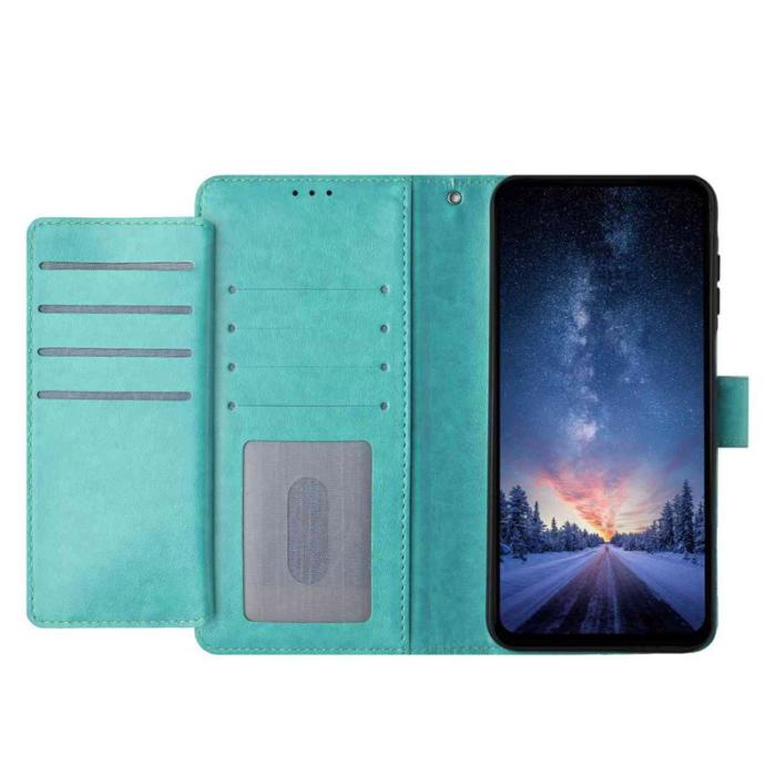 OEM - Samsung Galaxy S26 Ultra Fodral PU Läder Folio Flip - Grön