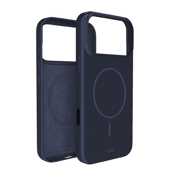 Puro Mobilskal till iPhone 17 Pro Max Magsafe Polycarbonate Pulse - Blå | 2353 | AlltMobil
