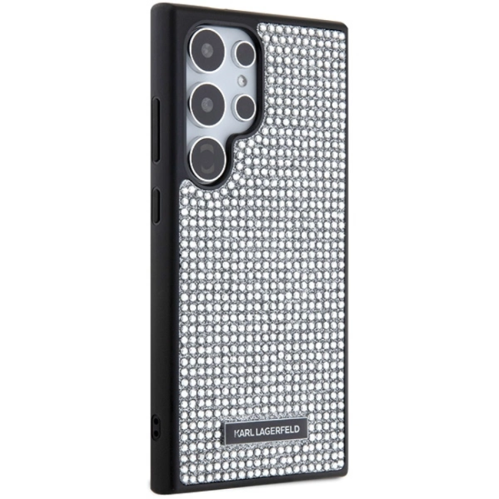 KARL LAGERFELD - KARL LAGERFELD Mobilskal till Galaxy S24 Ultra Rhinestone Logo