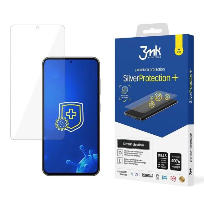 3MK - 3mk Galaxy S23 Plastfilm skärmskydd Silver Protection+