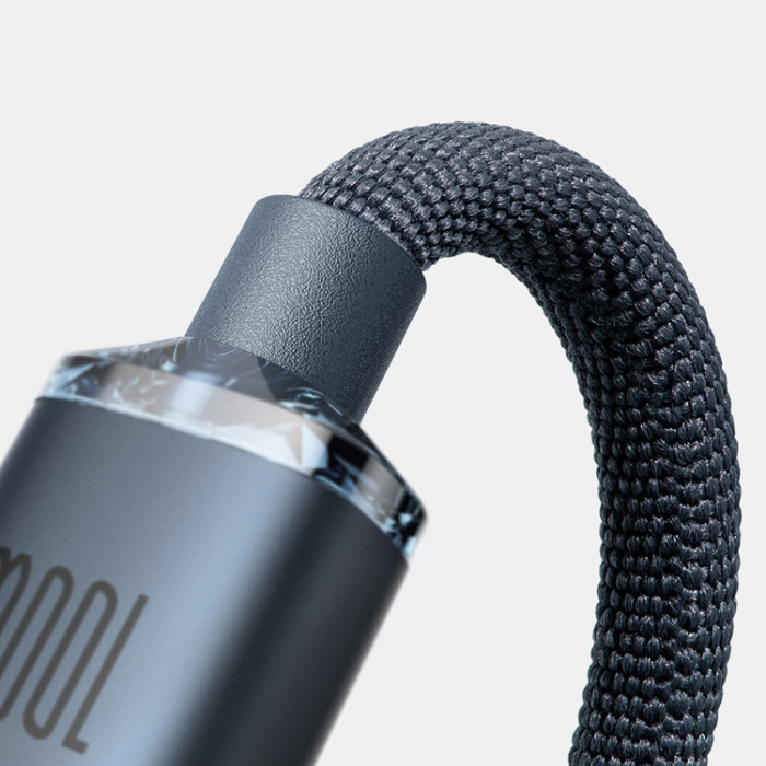 BASEUS - Baseus USB-C till USB-C Kablar 100W 2m - Svart