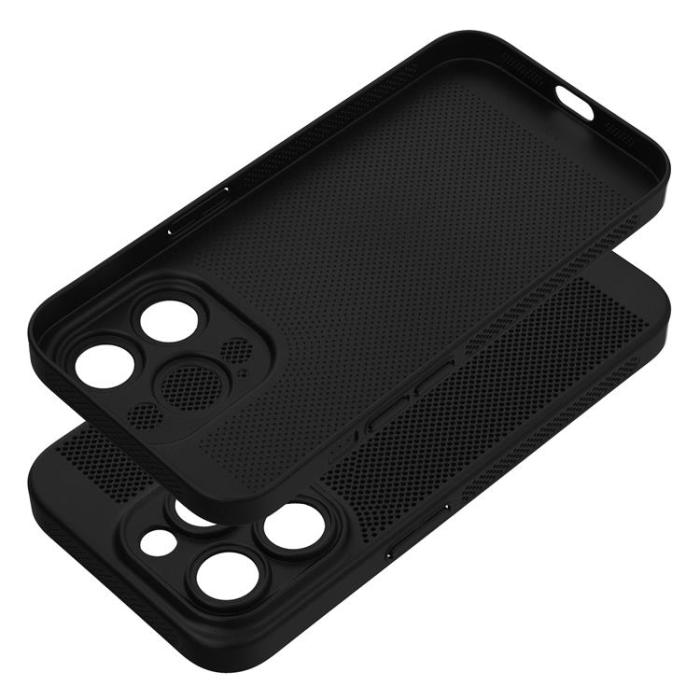 OEM - iPhone 15 Pro Mobilskal Breezy - Svart