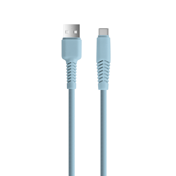 Setty - Setty USB Till USB-C Kabel 1.5 m 2.1A KSA-C-1.523 - Blå