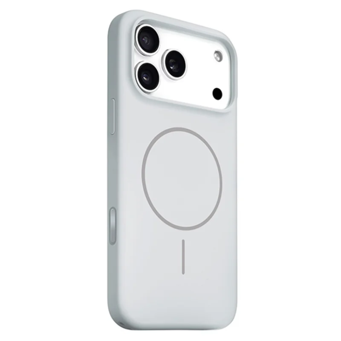 A-One Brand - iPhone 17 Pro Mobilskal Magsafe Liquid Silikon - Vit