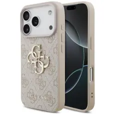 Guess - Guess iPhone 17 Pro Mobilskal 4G Big Logo - Rosa