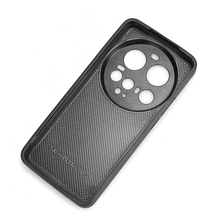 A-One Brand - Xiaomi 15 Ultra Mobilskal Cowhide Lader Stitching - Orange