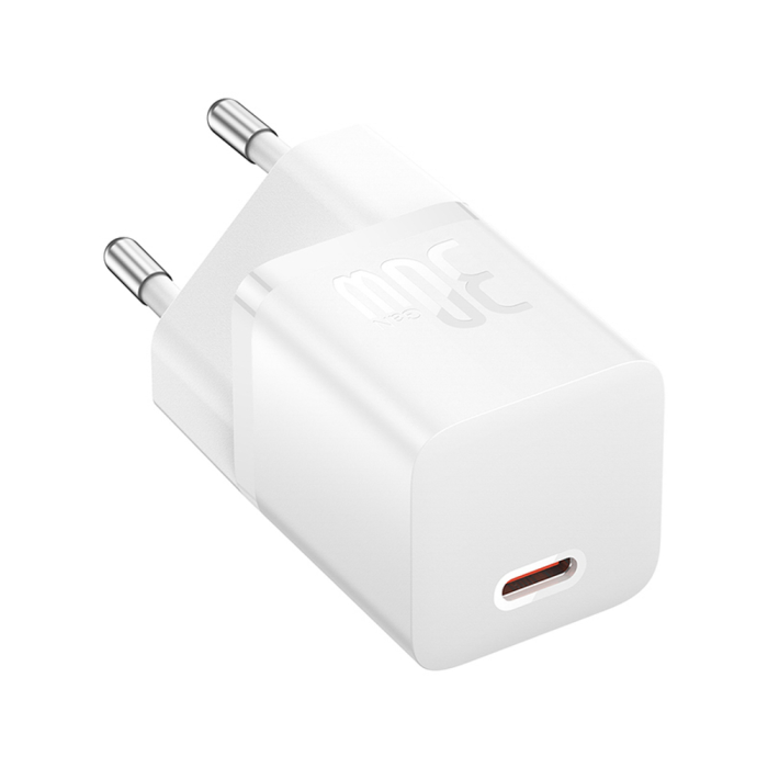 BASEUS - Baseus Snabbladdare USB-C 30W Mini GaN5 - Vit
