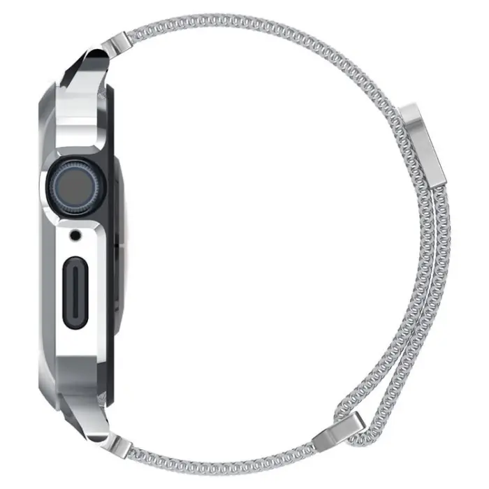 Spigen - Spigen Apple Watch 4/5/6/7/8/SE (44/45mm) Armband - Silver