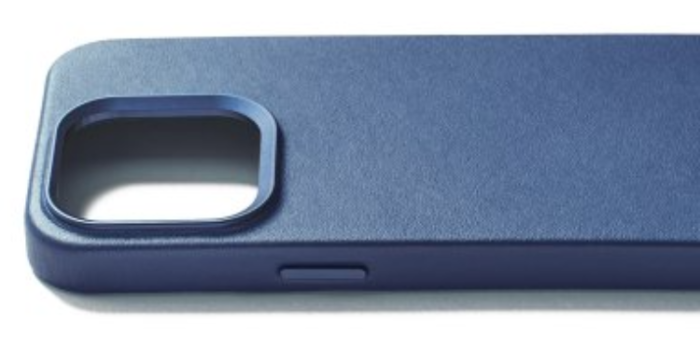 Mujjo - Mujjo iPhone 15 Pro Mobilskal Läder - Blå