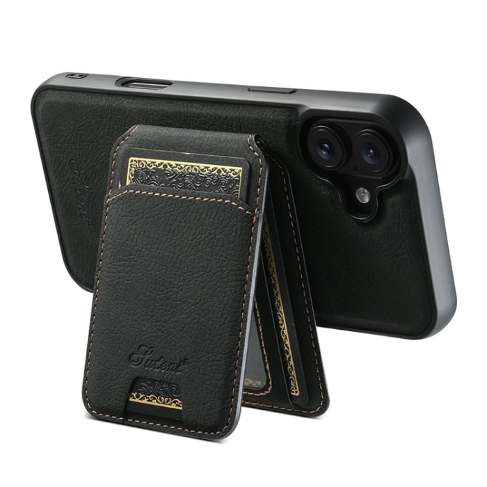 SUTENI - SUTENI iPhone 17 Mobilskal MagSafe Kickstand H16 -Svart
