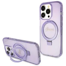 Guess - Guess iPhone 14 Pro Max Mobilskal Magsafe Script Glitter
