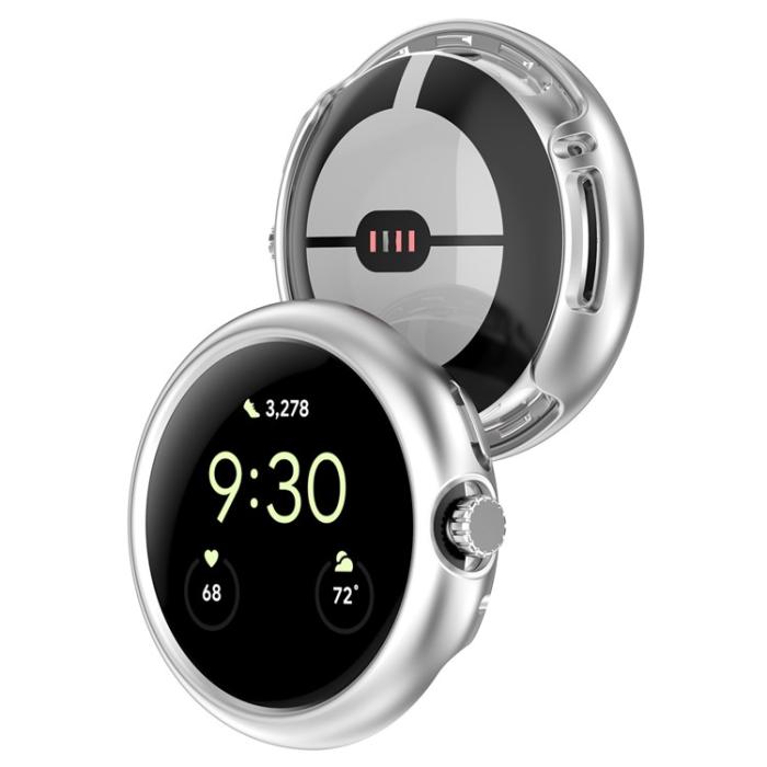 OEM - Google Pixel Watch 1/2 (41mm) Skal Anti-Scratch - Silver