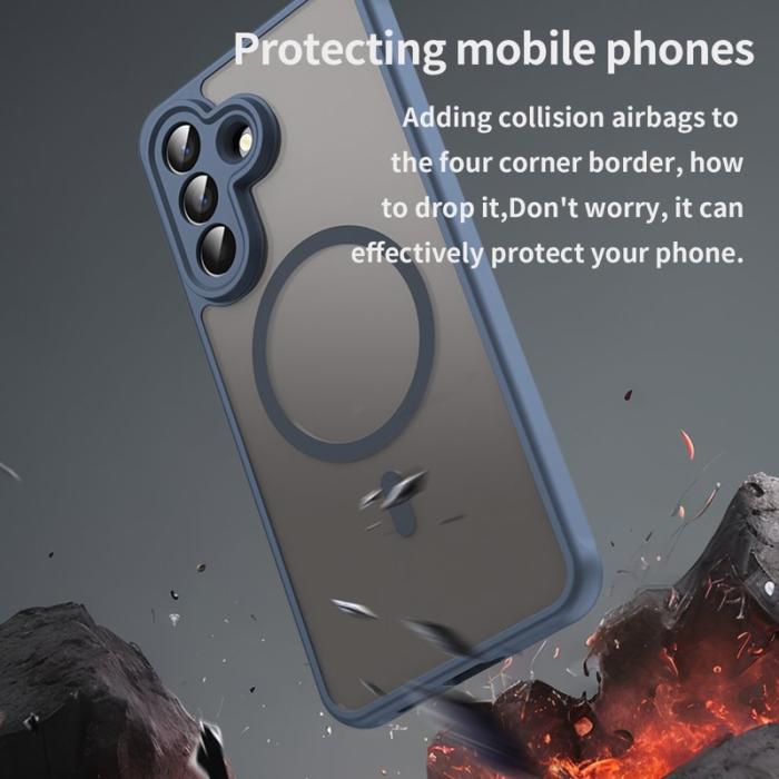 OEM - Mobilskal till Samsung Galaxy A57 Plast Anti Drop - Blå
