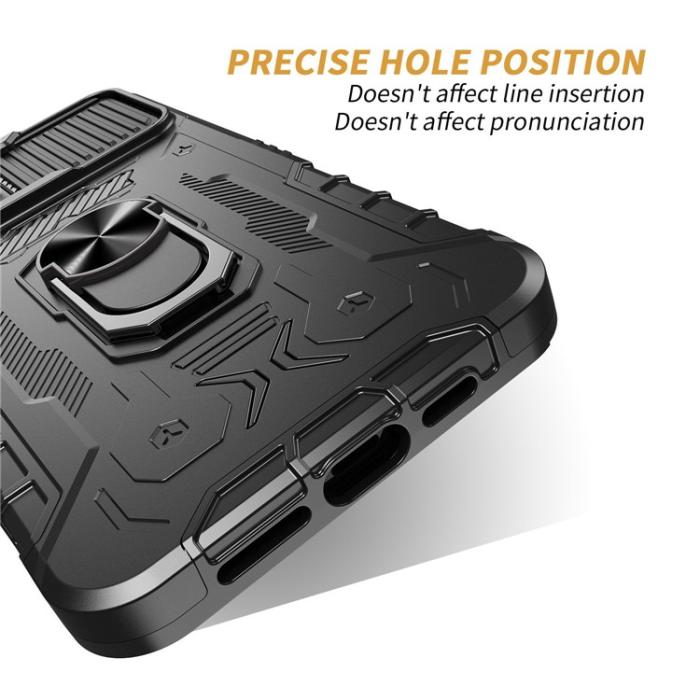 OEM - iPhone 14 Pro Max Skal Ringhållare Kickstand - Svart