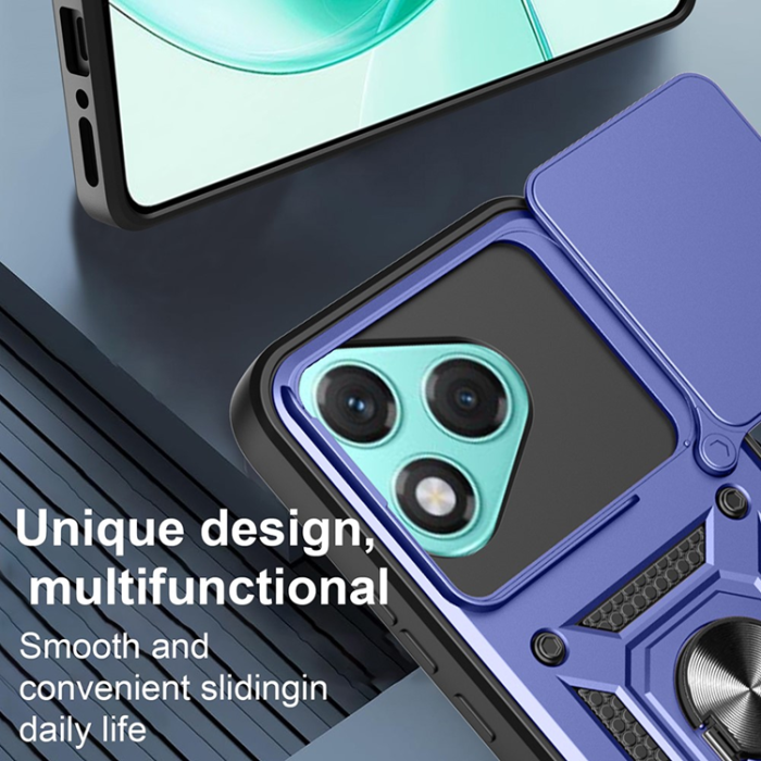 A-One Brand - Honor 400 Lite 5G Mobilskal Kickstand - Blå