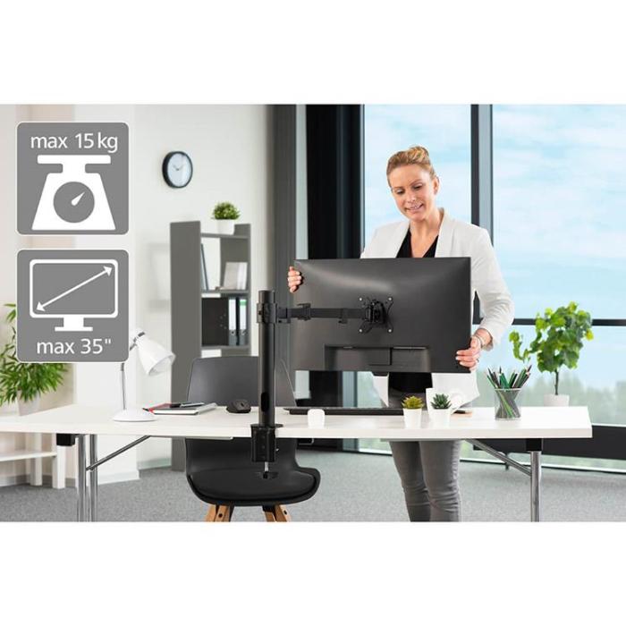 Hama - Hama Monitorfäste För En XL Monitor Svart