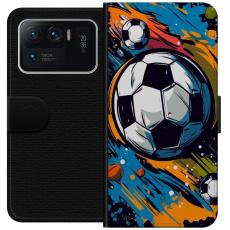 iSecrets - Pl&aring;nboksfodral till Xiaomi Mi 11 Ultra med Fotbollar
