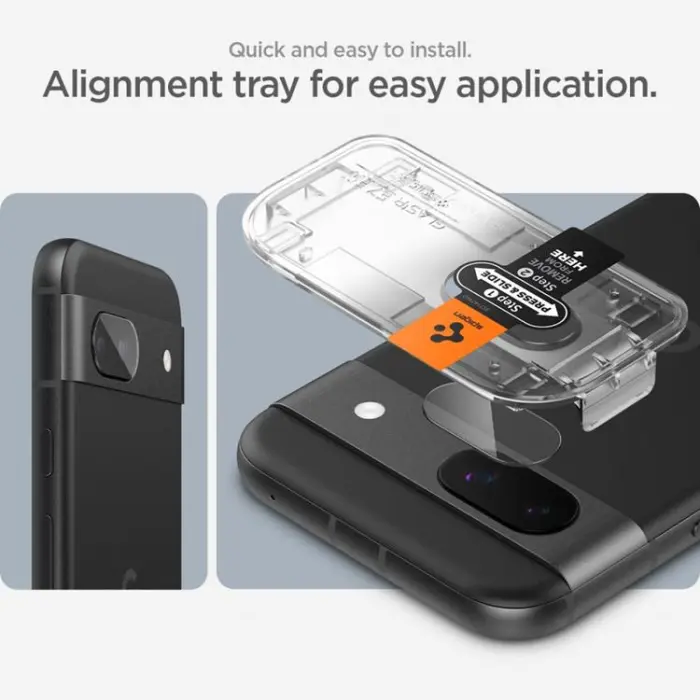 UTGATT - Spigen [2-Pack] Google Pixel 8A Kameralinsskydd Härdat Glas