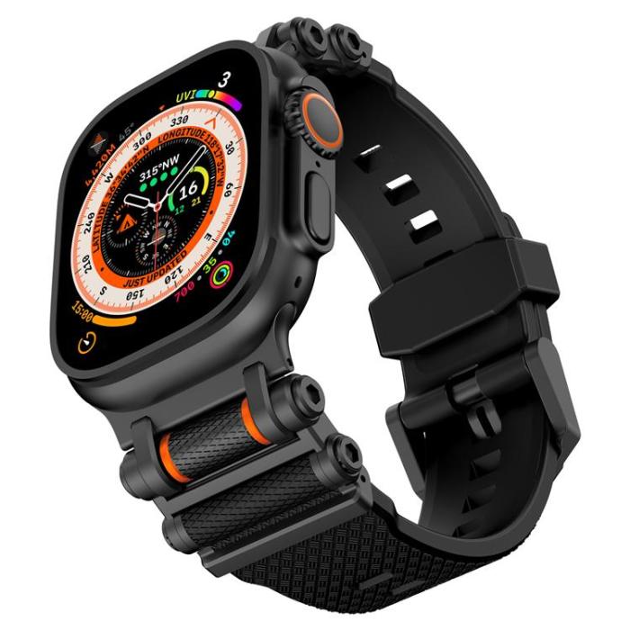 Boom of Sweden - Apple Watch Ultra (49mm) Armband Rotation Axis Silikon - Svart