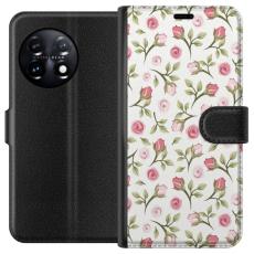 iSecrets - Pl&aring;nboksfodral till OnePlus 11R med Blommigt