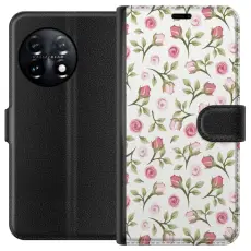 Gustaf - Pl&aring;nboksfodral till OnePlus 11R med Blommigt