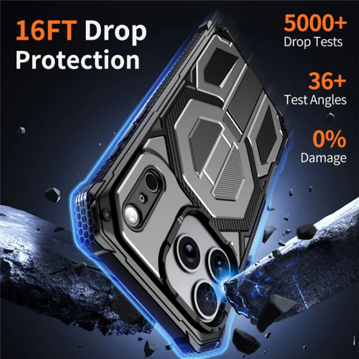 A-One Brand - iPhone 17 Pro Max Mobilskal Magsafe Shockproof - Grå