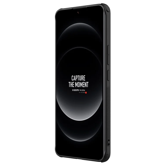 Nillkin - Nillkin Xiaomi 14 Ultra Mobilskal CamShield Prop Läder - Svart