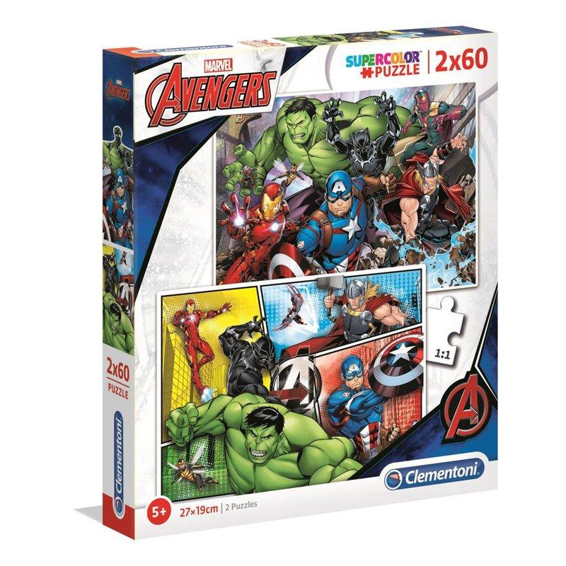 CLEMENTONI Pussel 2x60 Pcs Avengers