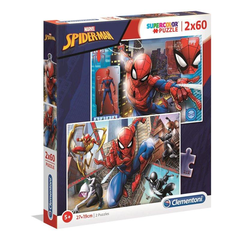 CLEMENTONI Pussel 2x60 Pcs Spider-Man
