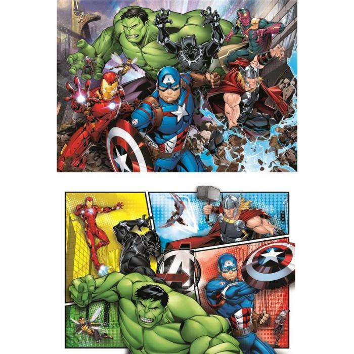 CLEMENTONI - CLEMENTONI Pussel 2x60 Pcs Avengers