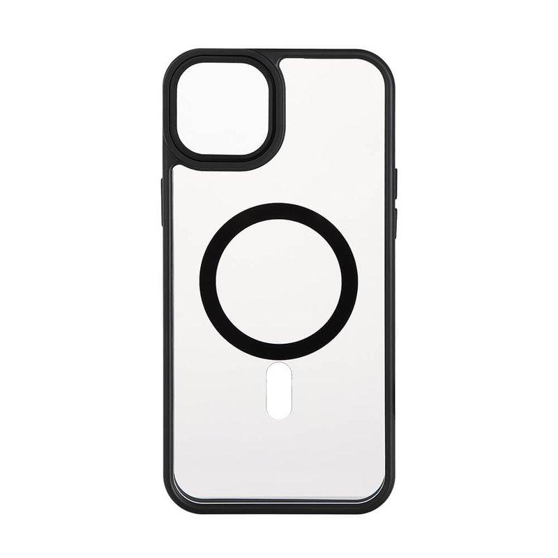 ONSALA Mobilskal Bumper MagSeries Black & Clear - iPhone 15 Plus