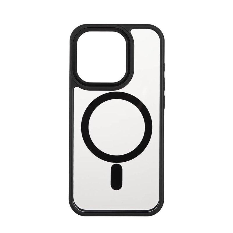 ONSALA Mobilskal Bumper MagSeries Black & Clear - iPhone 15 Pro
