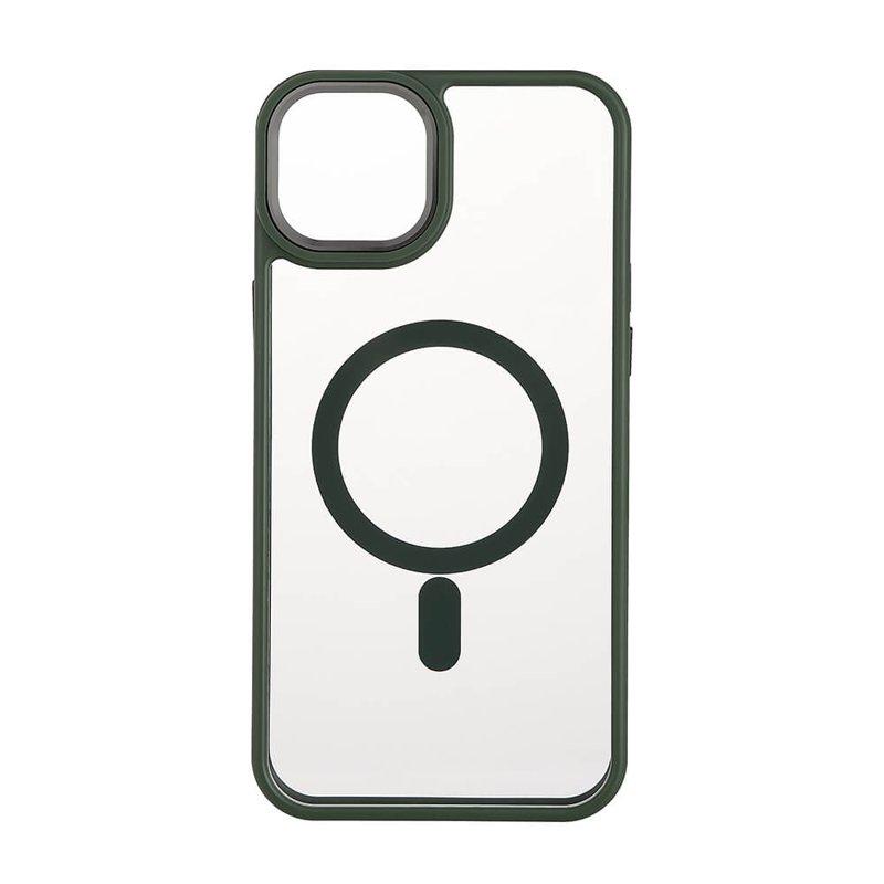ONSALA Mobilskal Bumper MagSeries Green & Clear - iPhone 15 Plus