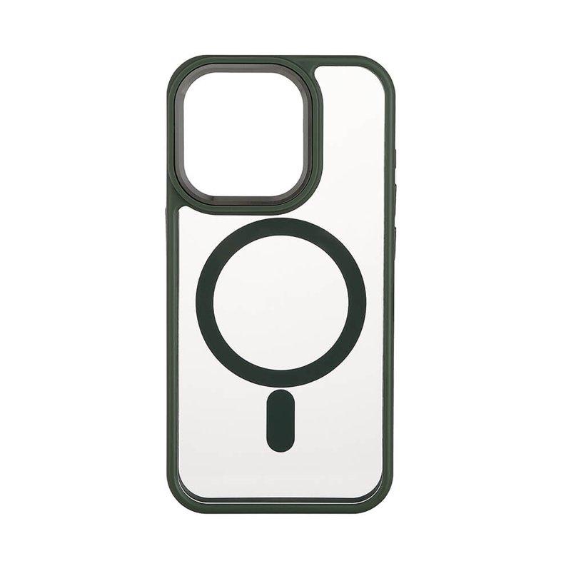 ONSALA Mobilskal Bumper MagSeries Green & Clear - iPhone 15 Pro
