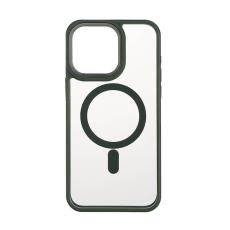 Onsala - ONSALA Mobilskal Bumper MagSeries Green & Clear - iPhone 15 Pro Max