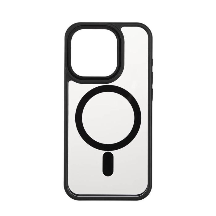 Onsala - ONSALA Mobilskal Bumper MagSeries Black & Clear - iPhone 15 Pro