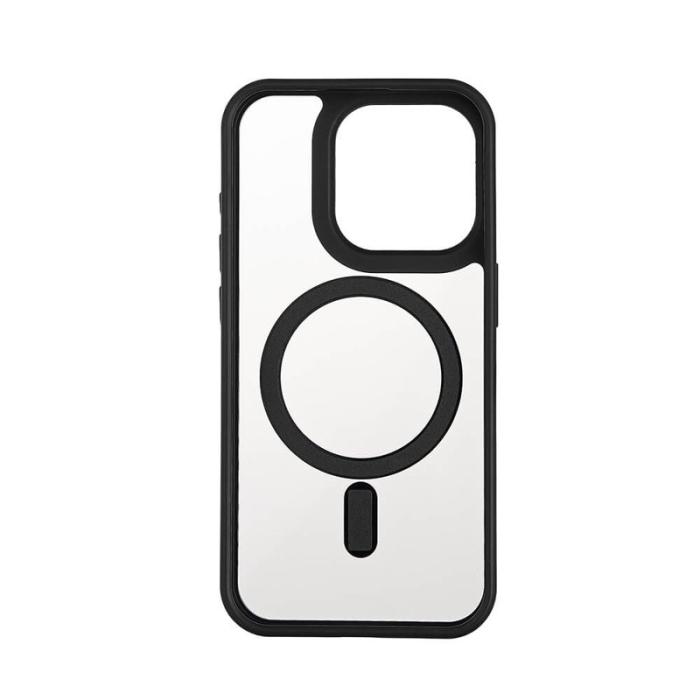 Onsala - ONSALA Mobilskal Bumper MagSeries Black & Clear - iPhone 15 Pro
