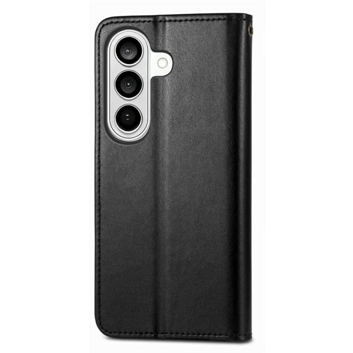 OEM - Plånboksfodral för Samsung Galaxy S26 Plus Konstläder Stativ - Svart