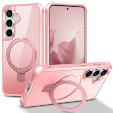 OEM - Mobilskal f&ouml;r Samsung Galaxy S26 Magnetiskt Ringh&aring;llare Kickstand - Rosa