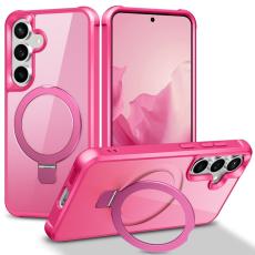 OEM - Mobilskal f&ouml;r Samsung Galaxy S26 Magnetiskt Ringh&aring;llare Kickstand - Rosa