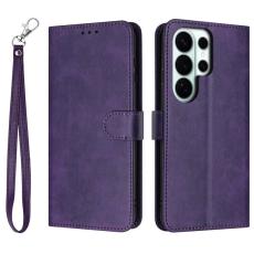 OEM - Pl&aring;nboksfodral f&ouml;r Samsung Galaxy S26 Ultra Flip St&auml;ll Konstl&auml;der - Lila