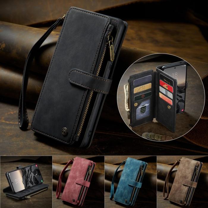 Caseme - CaseMe Mobilfodral för Samsung Galaxy S26 Ultra Flera kortfack Konstläder Svart