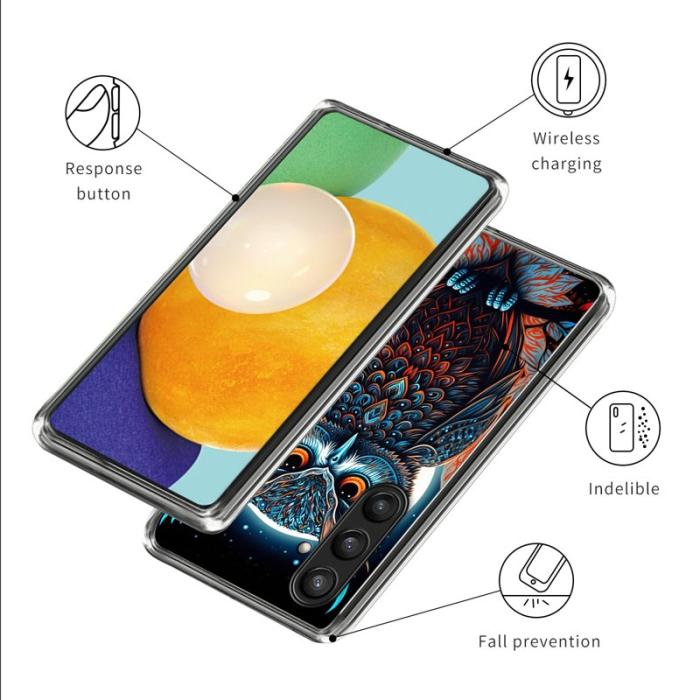 OEM - Mobilskal för Samsung Galaxy S26 Plus Mönstertryck TPU - Uggla